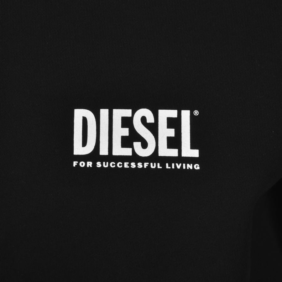 Alternative Image for ProductDiesel S Girik Full Zip ECO Logo Hoodie Black3