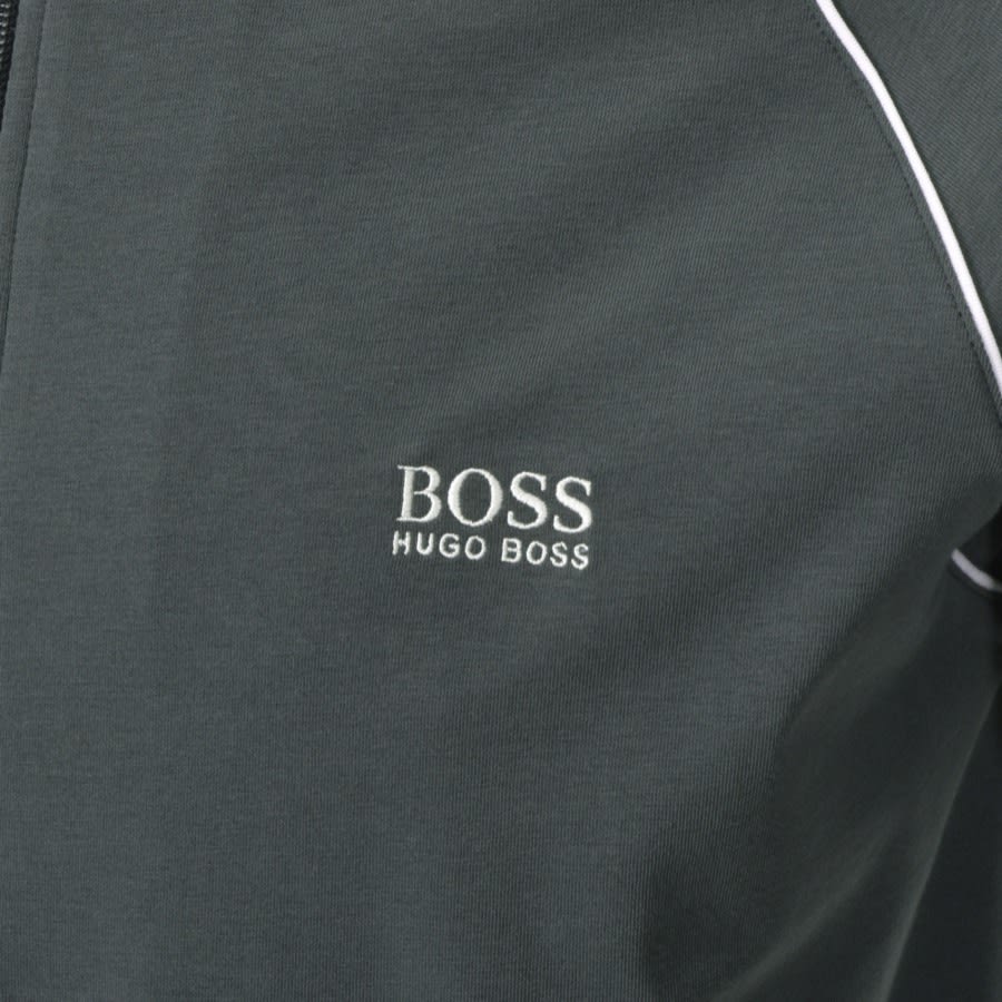 Alternative Image for ProductBOSS Bodywear Full Zip Sweatshirt Green3