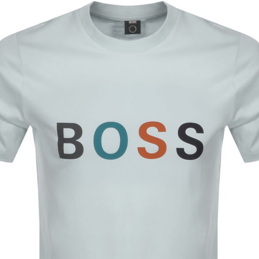Alternative Image for ProductBOSS Tiburt 241 Logo T Shirt Green2