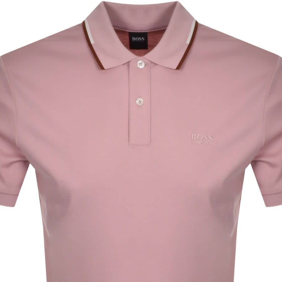 Alternative Image for ProductBOSS Parlay 104 Short Sleeve Polo T Shirt Pink2