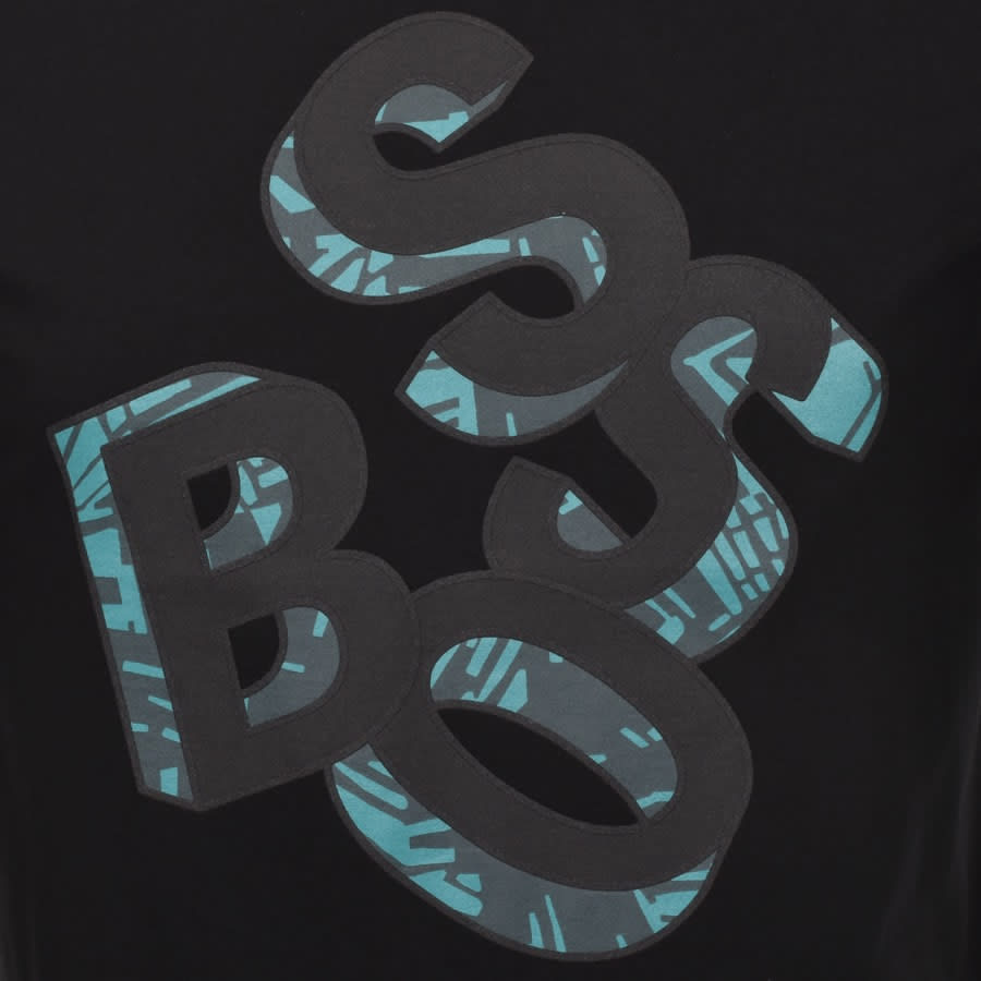 Alternative Image for ProductBOSS Crew Neck Tiburt 244 Logo T Shirt Black3