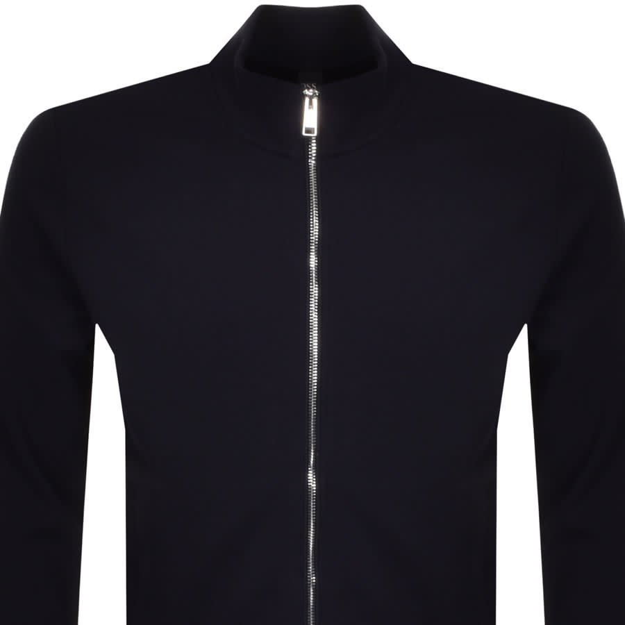 Alternative Image for ProductBOSS Sommers 45 Full Zip Sweatshirt Navy2