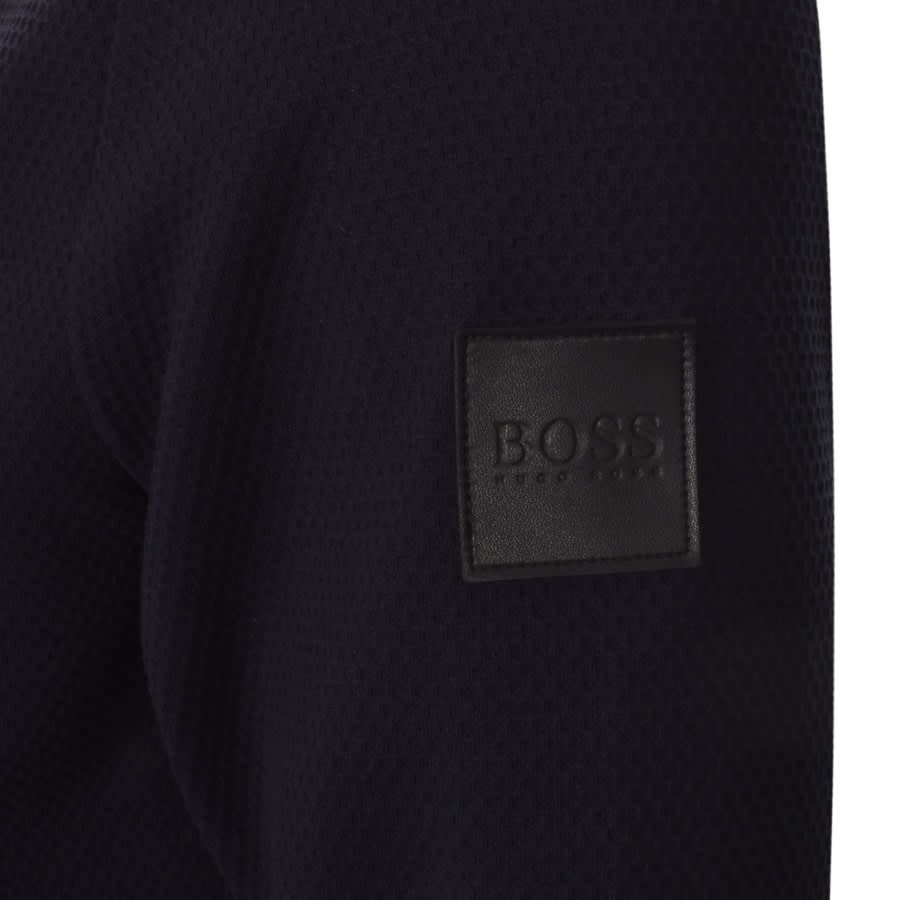 Alternative Image for ProductBOSS Sommers 45 Full Zip Sweatshirt Navy3