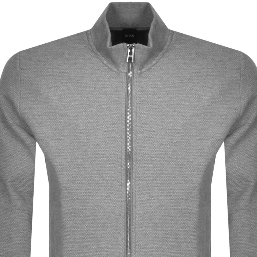 Alternative Image for ProductBOSS Sommers 45 Full Zip Sweatshirt Grey2