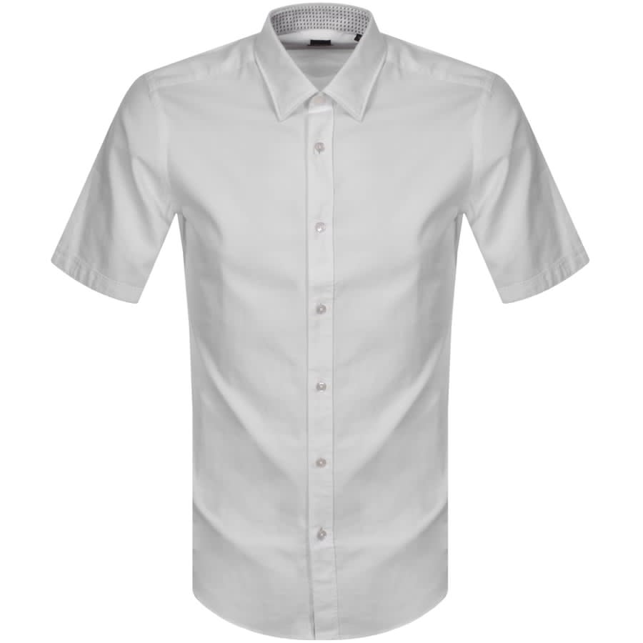 Alternative Image for ProductBOSS Luka 2 Short Sleeve Shirt White1