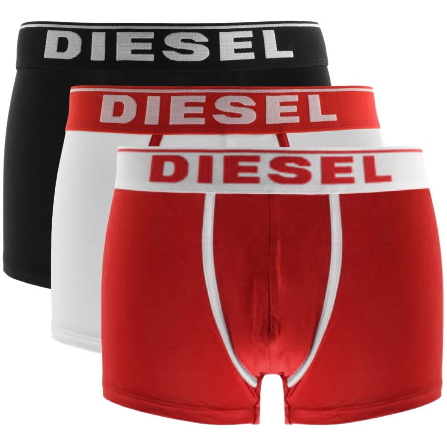 Alternative Image for ProductDiesel Underwear Damien Triple Pack Boxers White1