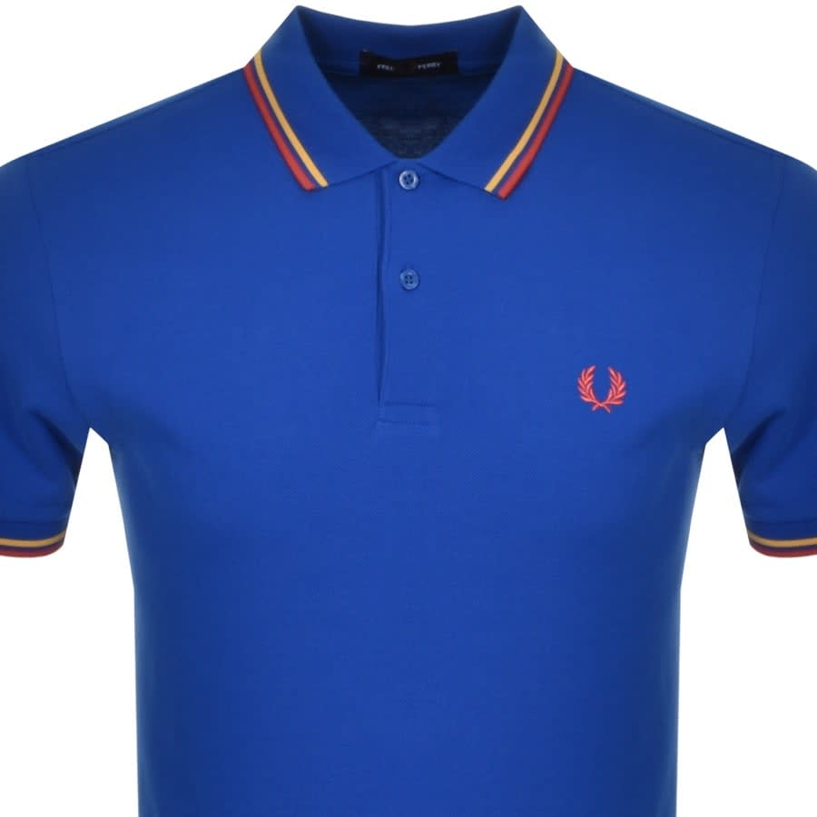 Alternative Image for ProductFred Perry Twin Tipped Polo T Shirt Blue2