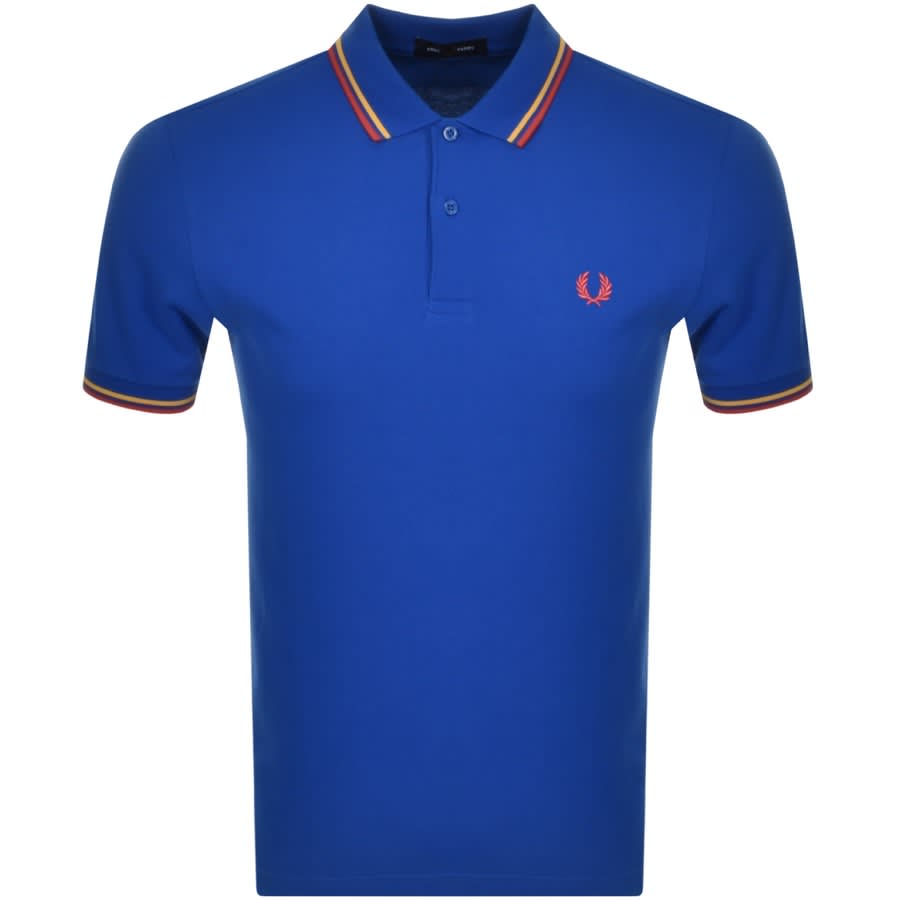 Alternative Image for ProductFred Perry Twin Tipped Polo T Shirt Blue1