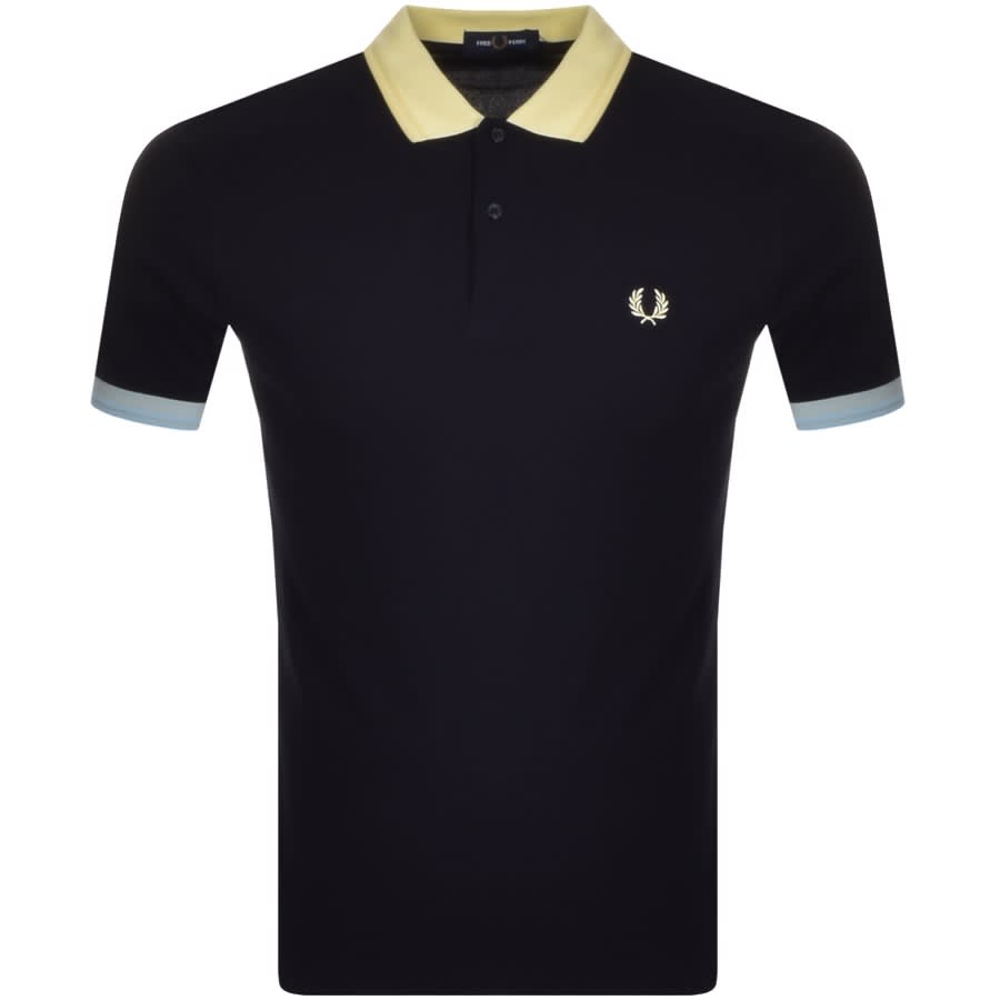 Alternative Image for ProductFred Perry Contrast Trim Polo T Shirt Navy1