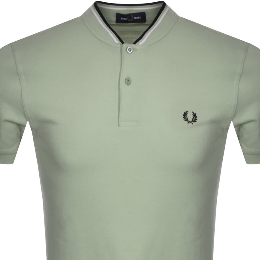 Alternative Image for ProductFred Perry Bomber Collar Polo T Shirt Green2