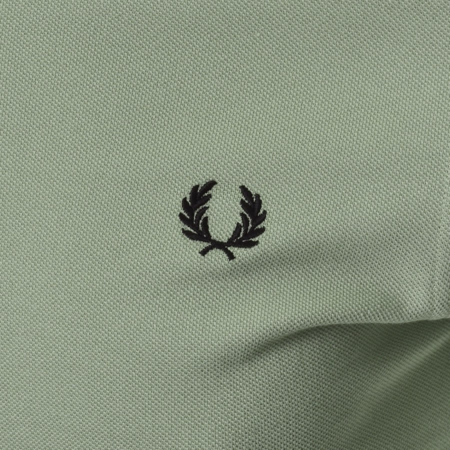 Alternative Image for ProductFred Perry Bomber Collar Polo T Shirt Green3