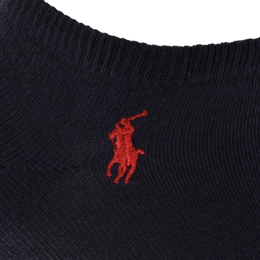 Alternative Image for ProductRalph Lauren 3 Pack Trainer Socks Navy3