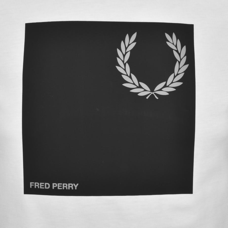 Alternative Image for ProductFred Perry Laurel Wreath Logo T Shirt White3