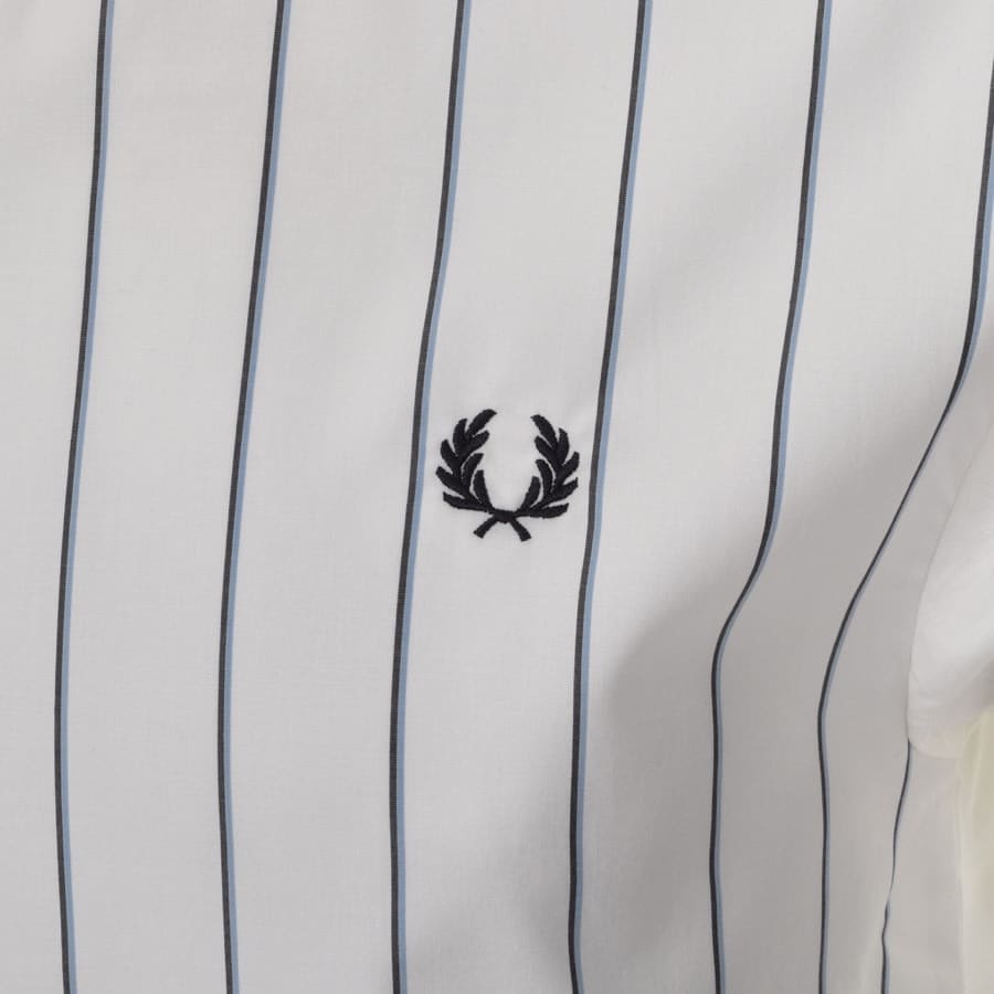 Alternative Image for ProductFred Perry Laurel Woven Stripe T Shirt White3