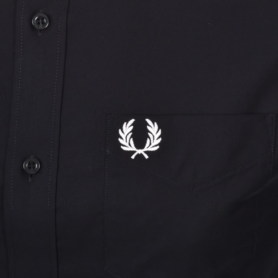 Alternative Image for ProductFred Perry Oxford Short Sleeve Shirt Navy3