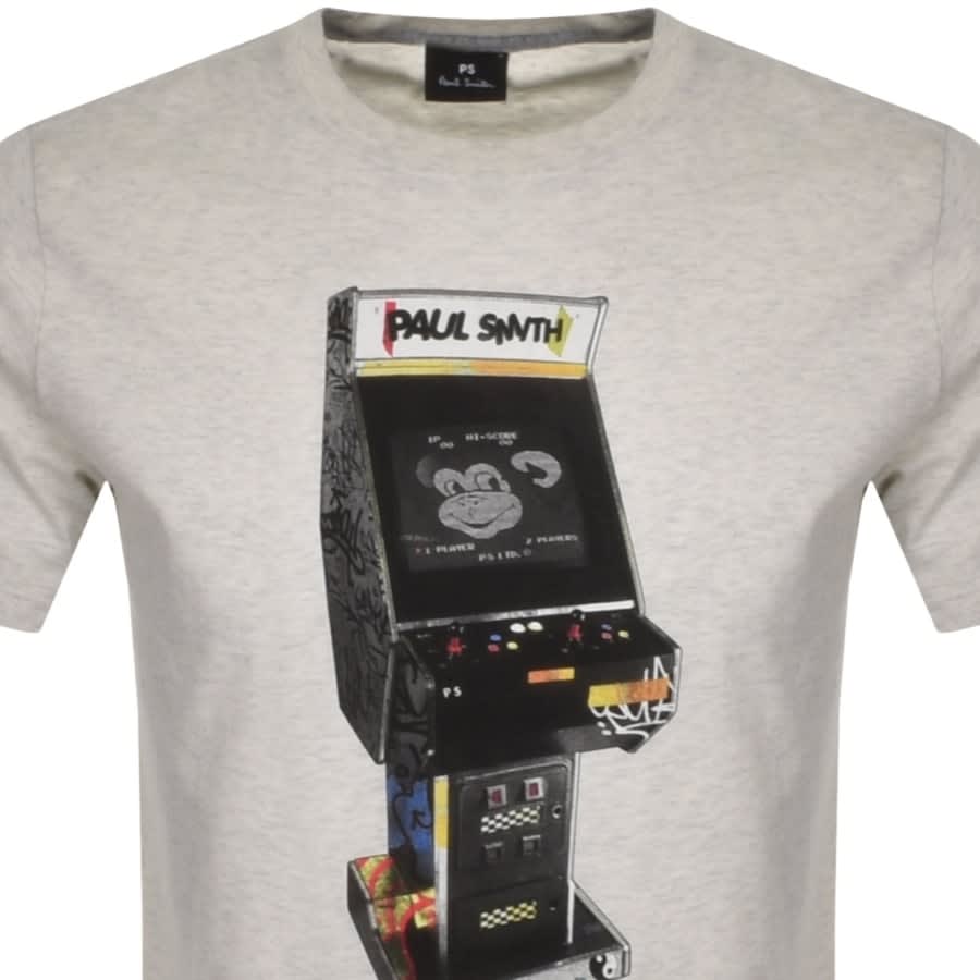 Alternative Image for ProductPS By Paul Smith Arcade T Shirt Grey2