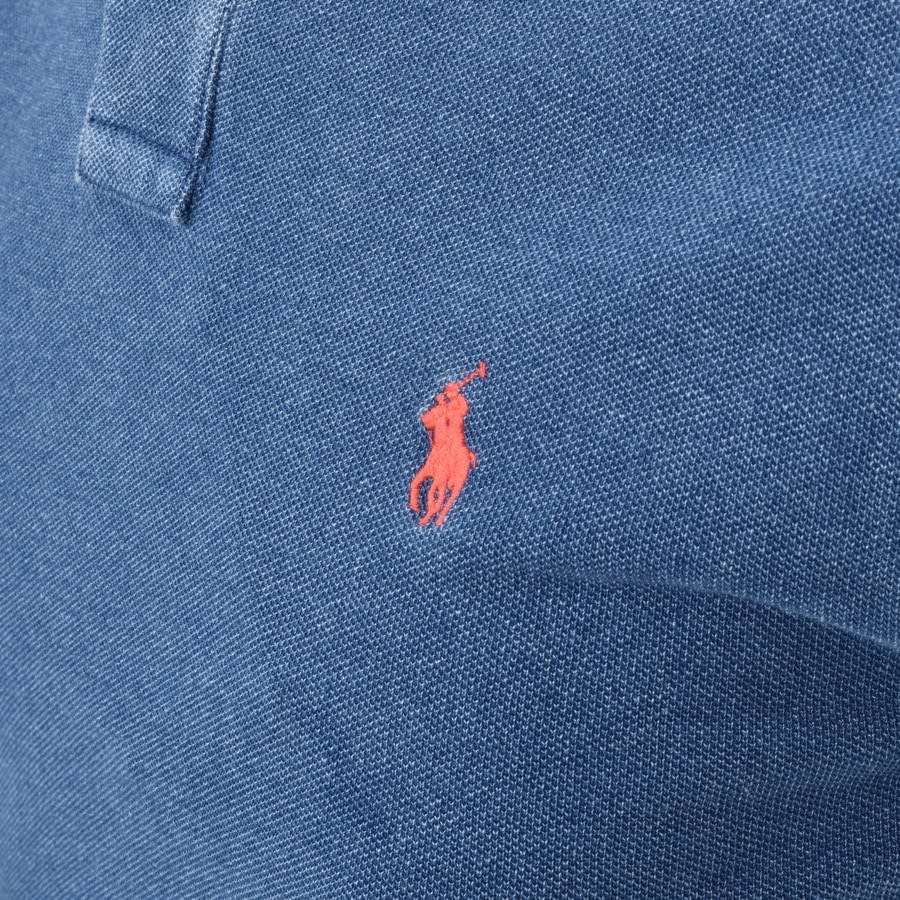 Alternative Image for ProductRalph Lauren Slim Fit Polo T Shirt Blue3