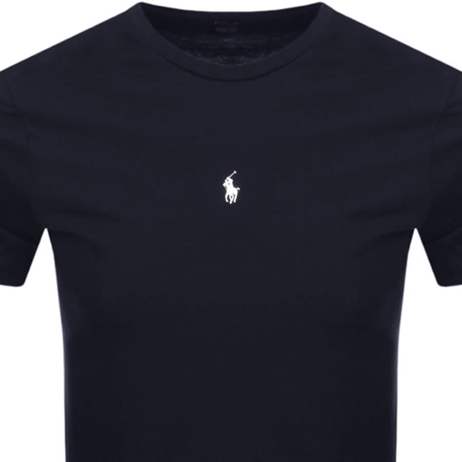 Alternative Image for ProductRalph Lauren Crew Neck Logo T Shirt Navy2