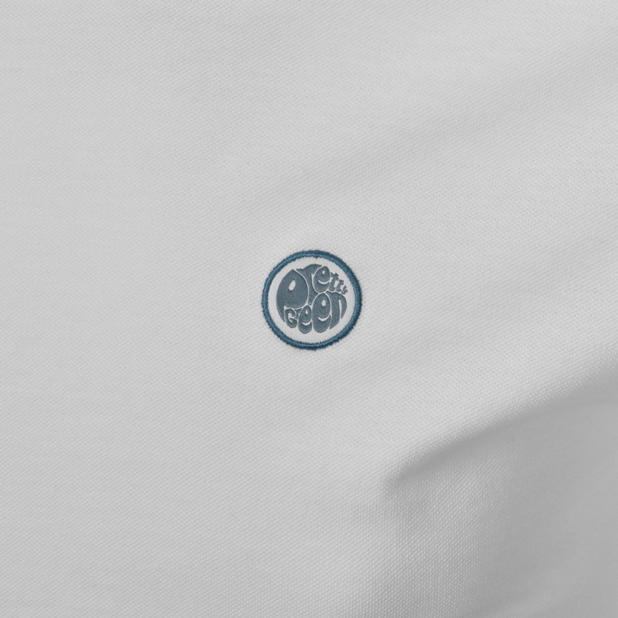 Alternative Image for ProductPretty Green Solo Tipped T Shirt White3