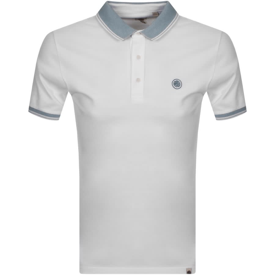 Alternative Image for ProductPretty Green Oxford Collar Polo T Shirt White1