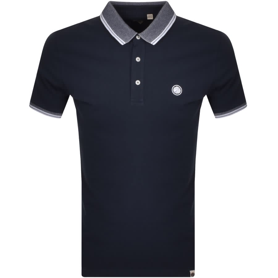 Alternative Image for ProductPretty Green Oxford Collar Polo T Shirt Navy1
