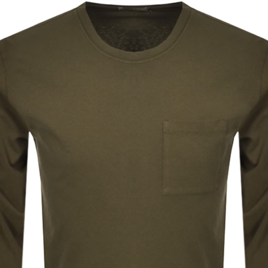 Alternative Image for ProductNudie Jeans Long Sleeve Rudi T Shirt Green2