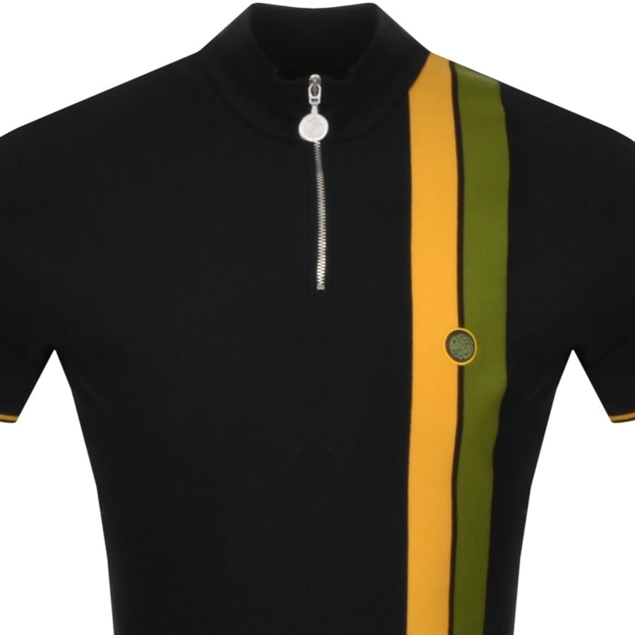 Alternative Image for ProductPretty Green Rourke Cycling Top Black2