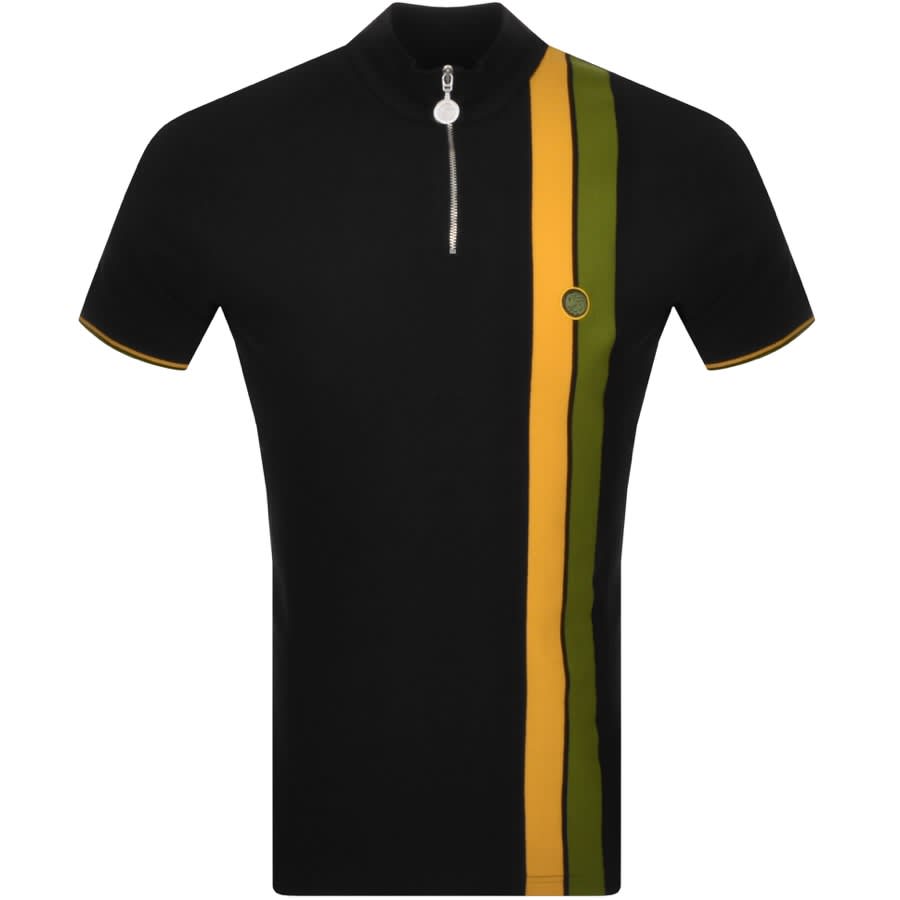 Alternative Image for ProductPretty Green Rourke Cycling Top Black1