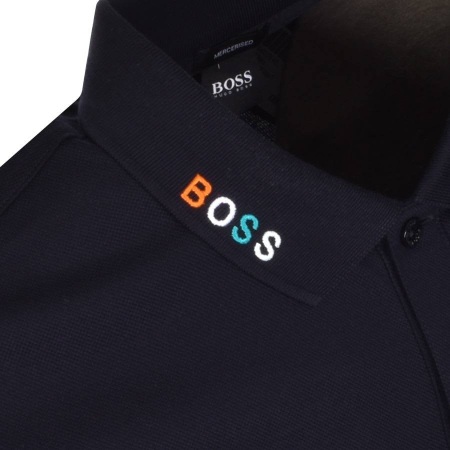 Alternative Image for ProductBOSS Parlay 125 Short Sleeve Polo T Shirt Navy3