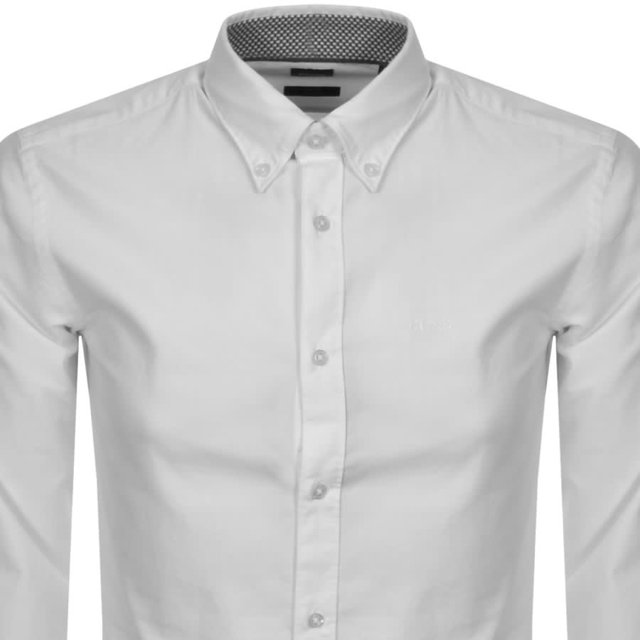 Alternative Image for ProductBOSS Rod Long Sleeved Shirt White2