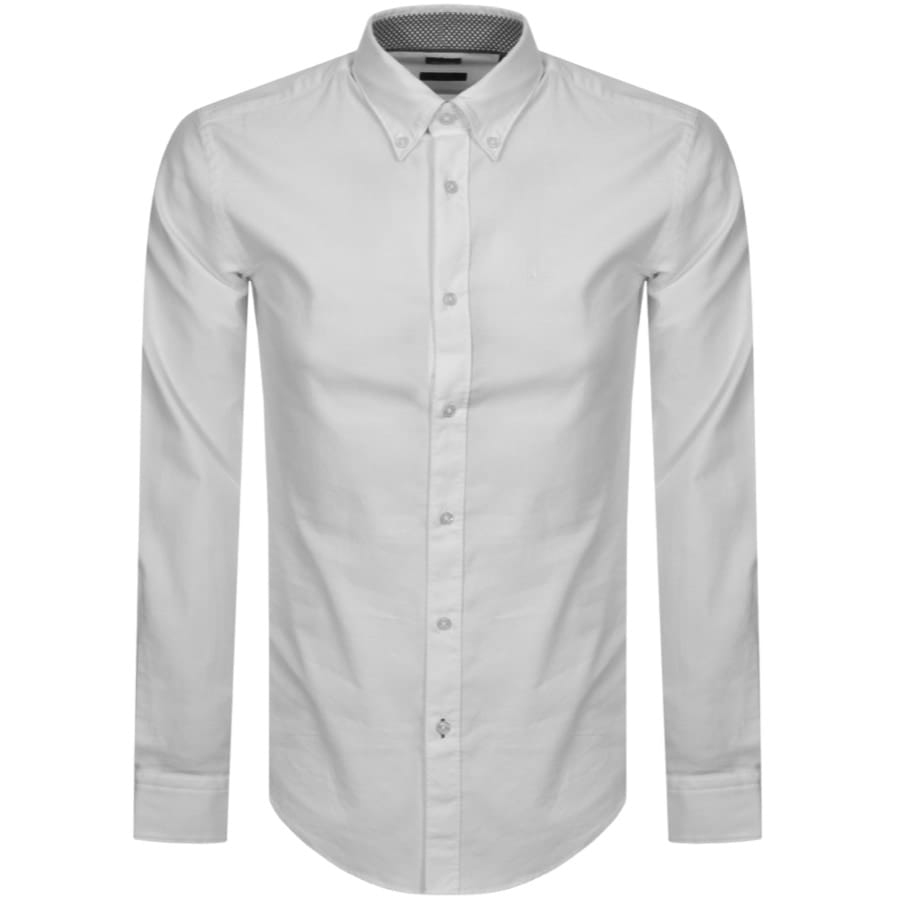 Alternative Image for ProductBOSS Rod Long Sleeved Shirt White1