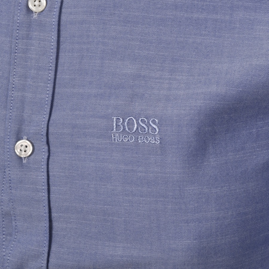 Alternative Image for ProductBOSS Rod Long Sleeved Shirt Blue3