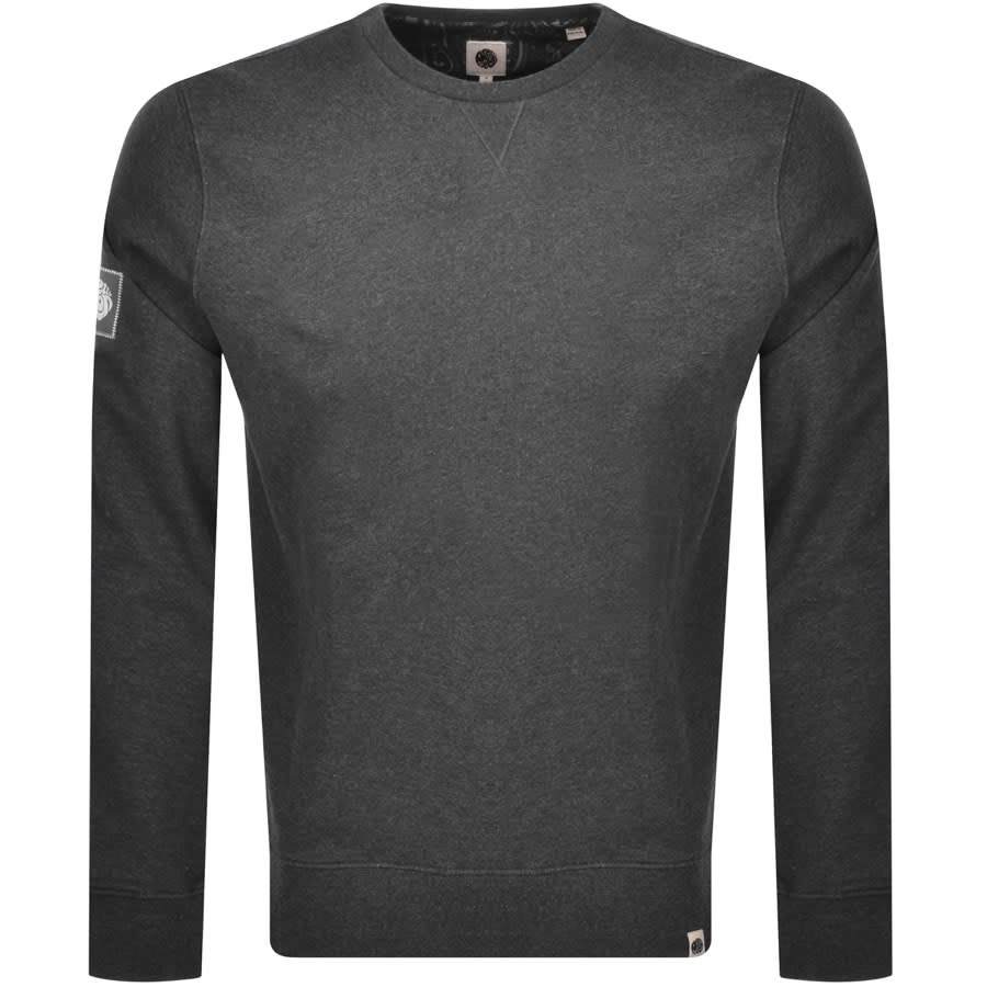 Alternative Image for ProductPretty Green Clements Crew Neck Sweatshirt Grey1