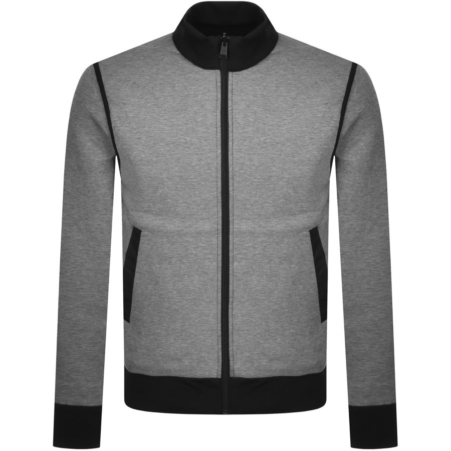 Alternative Image for ProductBOSS Reversible Full Zip Sweatshirt Black2