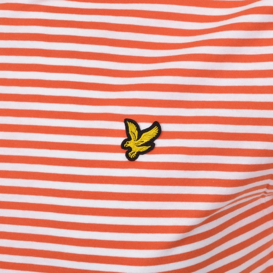 Alternative Image for ProductLyle And Scott Striped T Shirt Orange3