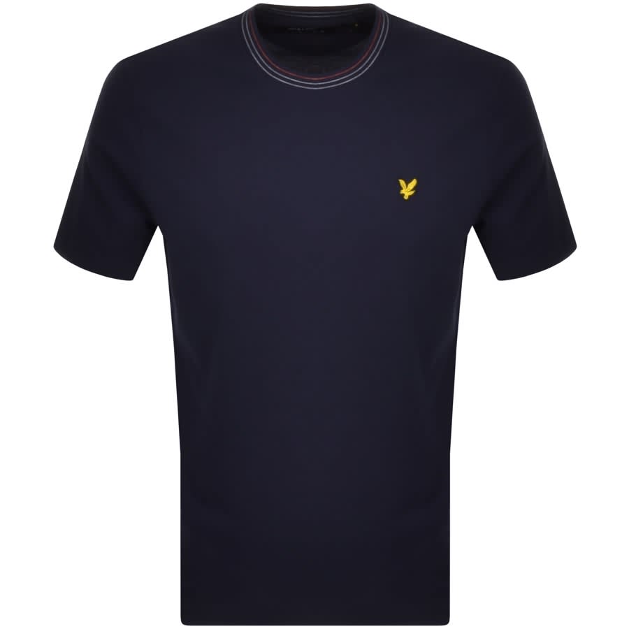 Alternative Image for ProductLyle And Scott Wide Tipped T Shirt Navy1