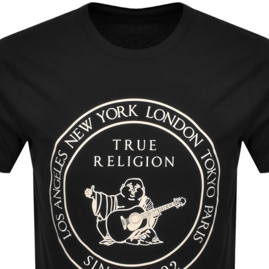 Alternative Image for ProductTrue Religion Buddha Stamp T Shirt Black2