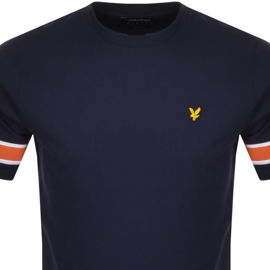 Alternative Image for ProductLyle And Scott Rib Insert T Shirt Navy2