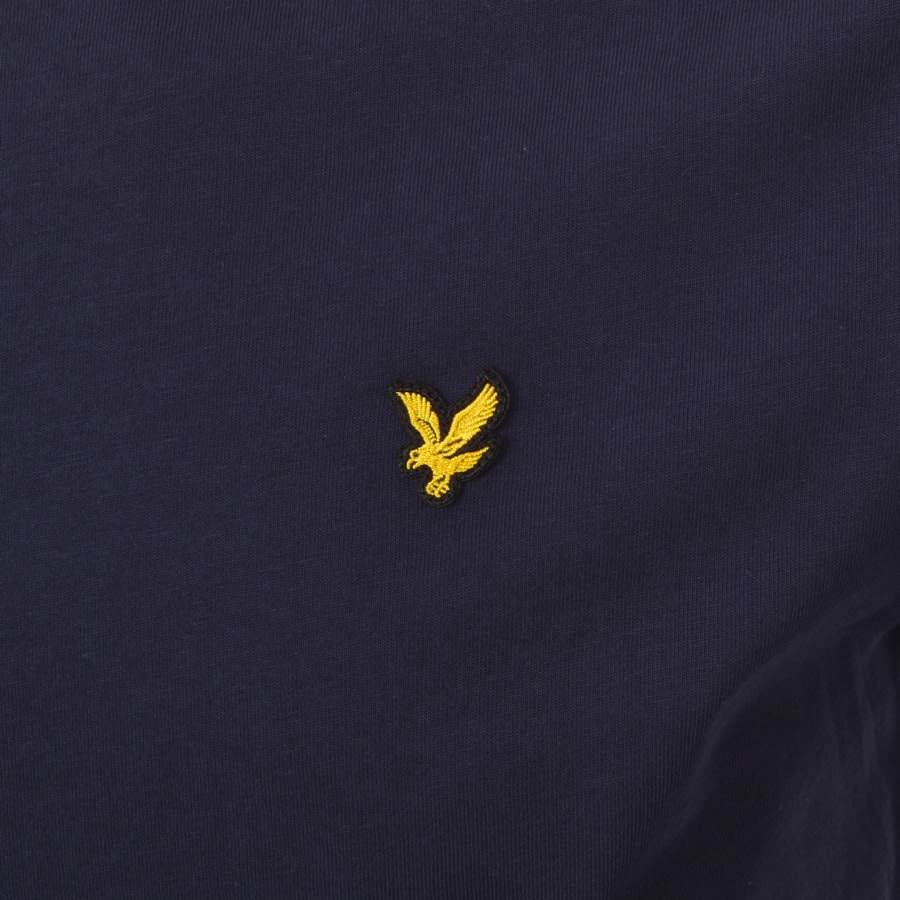 Alternative Image for ProductLyle And Scott Rib Insert T Shirt Navy3