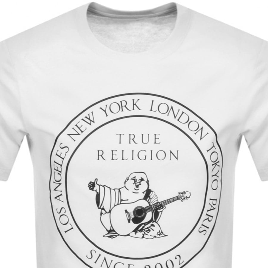 Alternative Image for ProductTrue Religion Buddha Stamp T Shirt White2