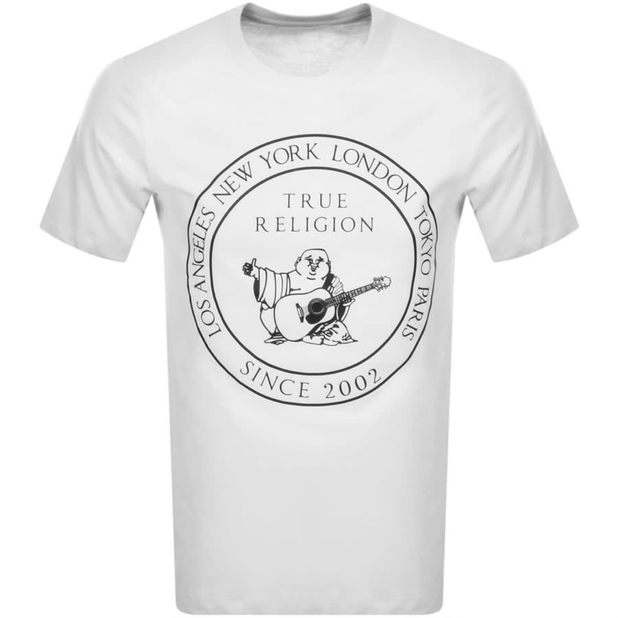 Alternative Image for ProductTrue Religion Buddha Stamp T Shirt White1