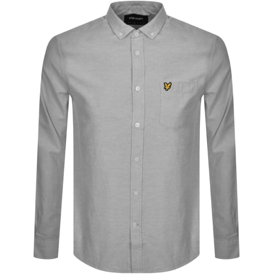 Alternative Image for ProductLyle And Scott Oxford Long Sleeve Shirt Grey1