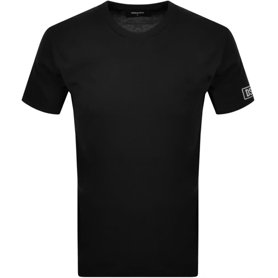 Alternative Image for ProductDSQUARED2 Logo Sleeve T Shirt Black1