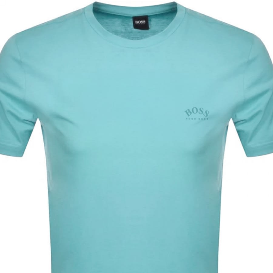 Alternative Image for ProductBOSS Tee Curved T Shirt Blue2