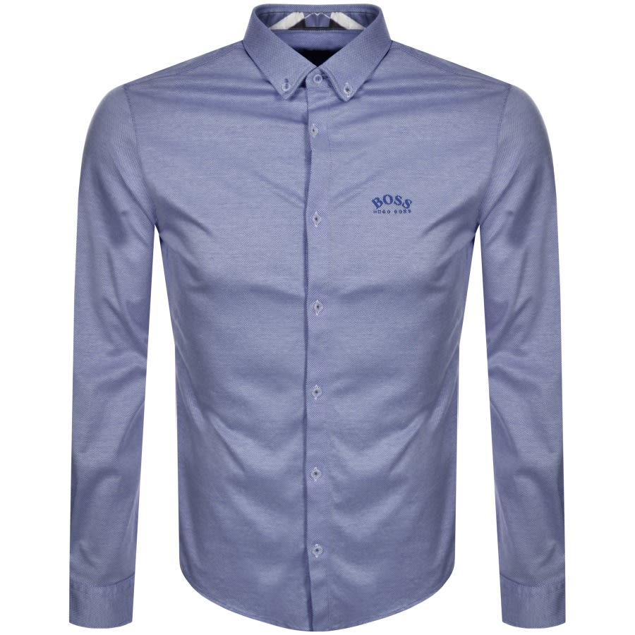 Alternative Image for ProductBOSS Biado R Long Sleeved Shirt Blue1
