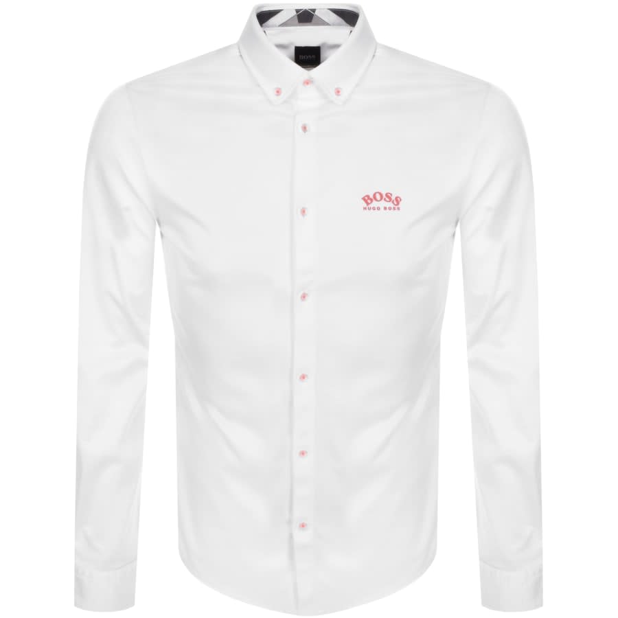 Alternative Image for ProductBOSS Biada R Long Sleeved Shirt White1