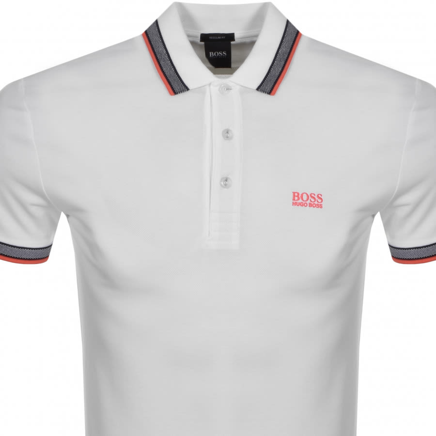 Alternative Image for ProductBOSS Paddy Polo T Shirt White2
