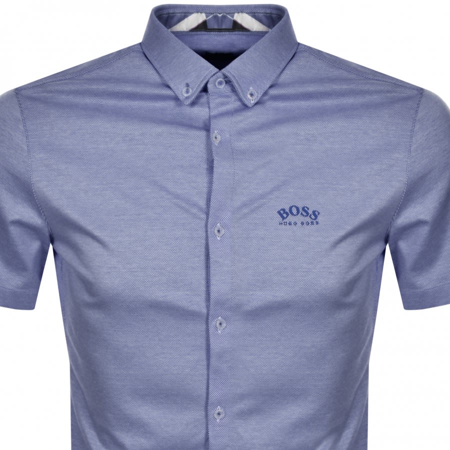 Alternative Image for ProductBOSS Biada R Short Sleeved Shirt Blue2