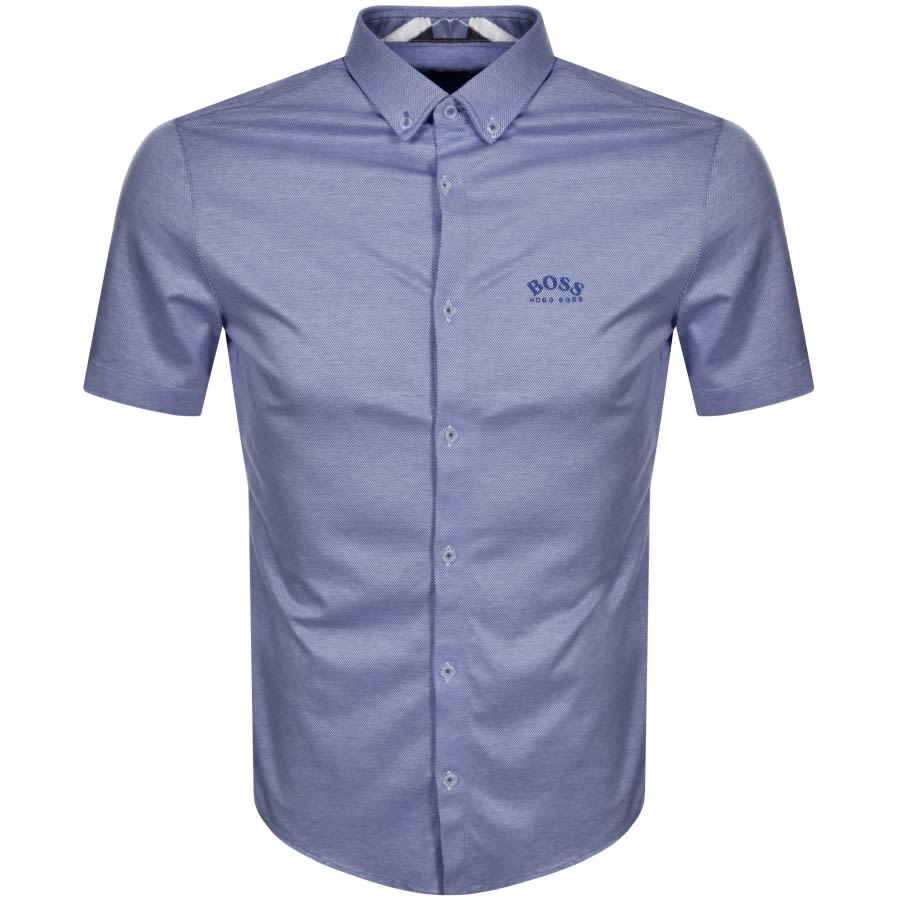 Alternative Image for ProductBOSS Biada R Short Sleeved Shirt Blue1