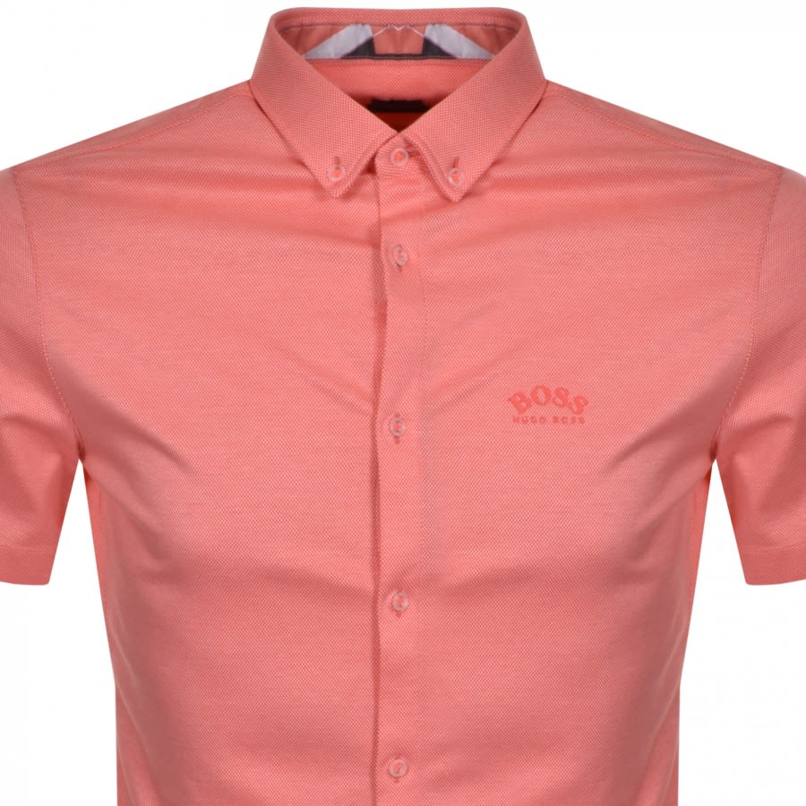 Alternative Image for ProductBOSS Biada R Short Sleeved Shirt Pink2